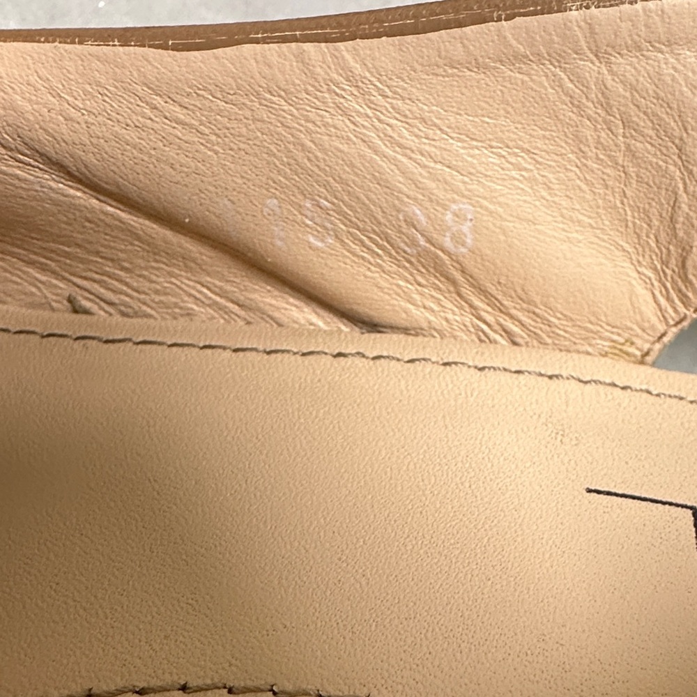 AGL Women's Tan Almond Toe with Slingback Adjustable Strap Block Heel size 38 - Picture 7 of 7